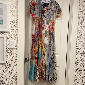 Johnny Was silk maxi dress